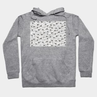 White Cosmos flowers Hoodie